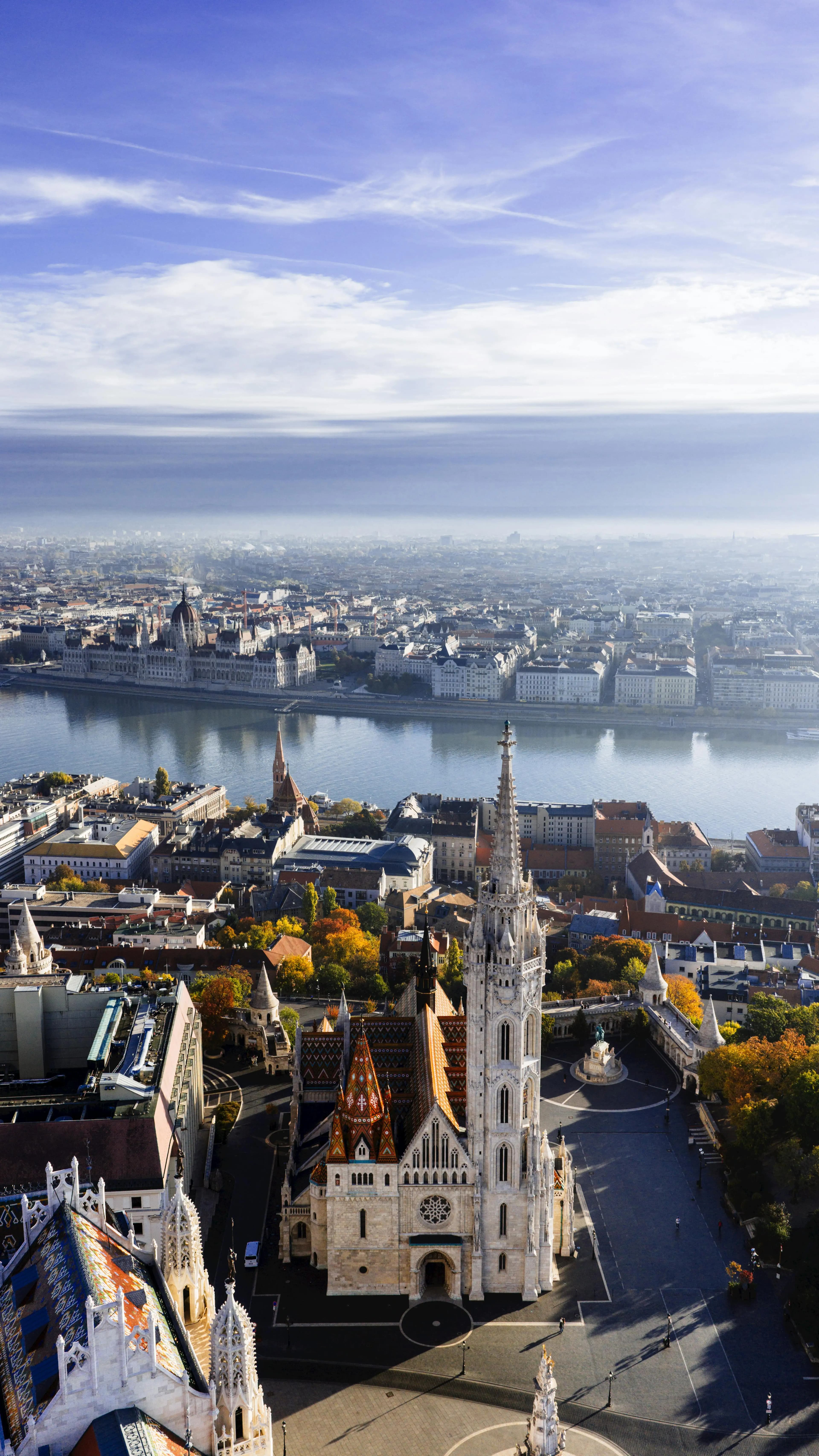 Aerial city view
