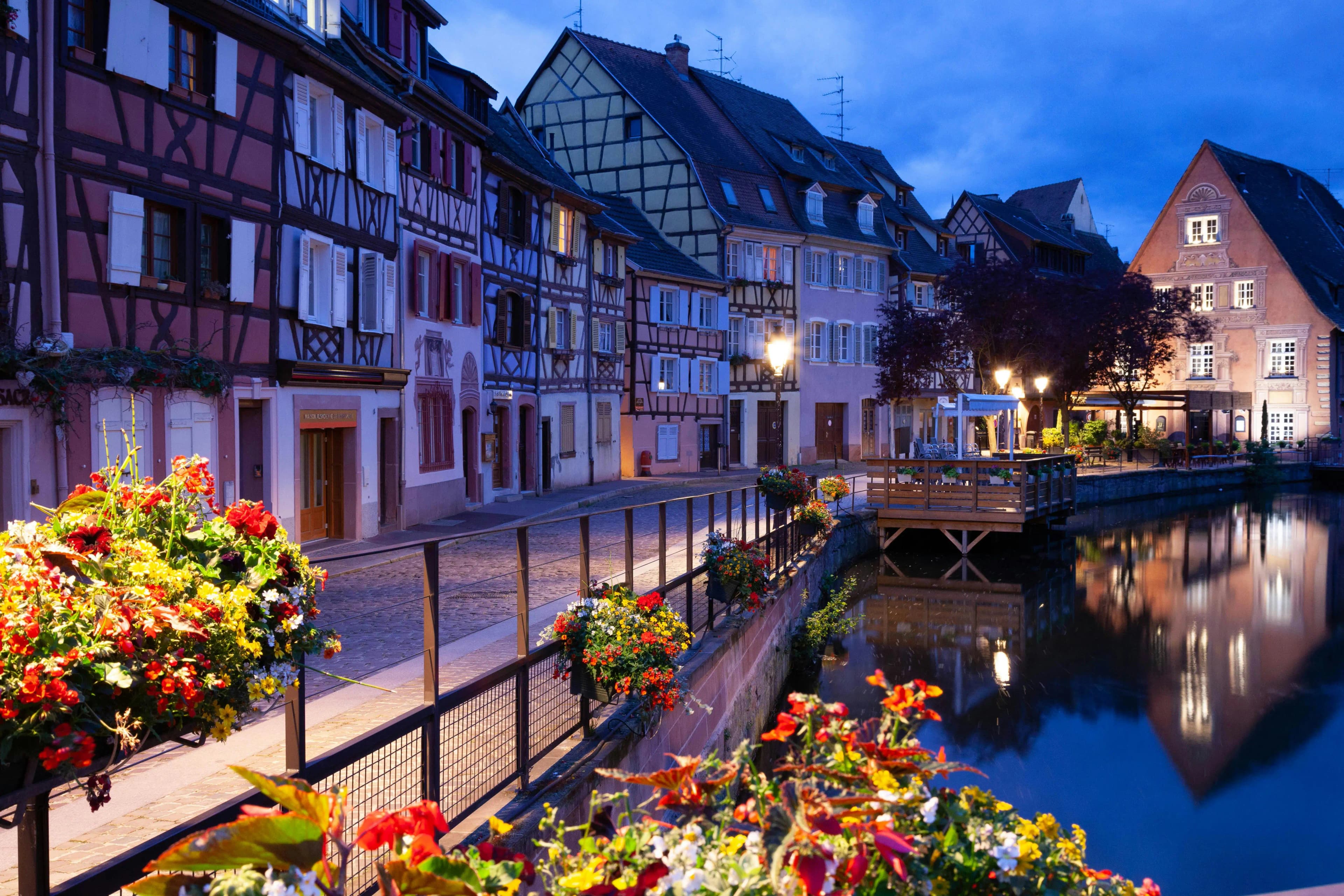 Colmar canal at evening light — the private Europe trip your client wanted